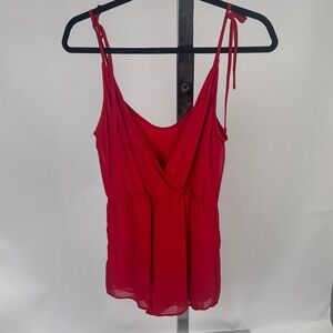 BCBG New Elegant Red Romper
